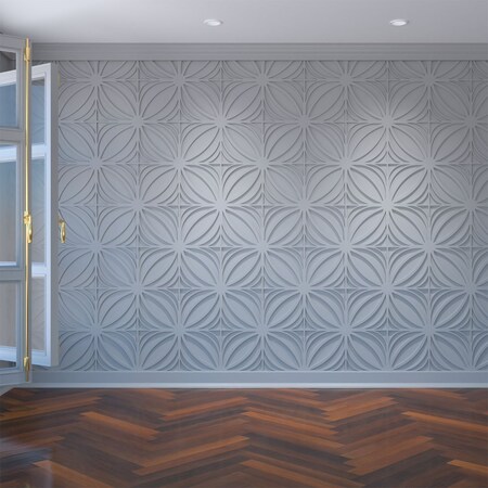 Small Otis Decorative Fretwork Wall Panels In Architectural Grade PVC, 11 3/8W X 11 3/8H X 3/8T
